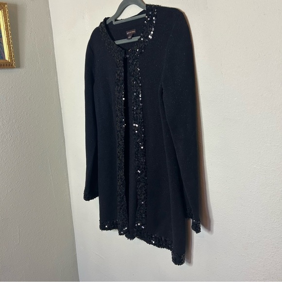 Dana Buchman Sequin Embellished Cardigan - Picture 2 of 6